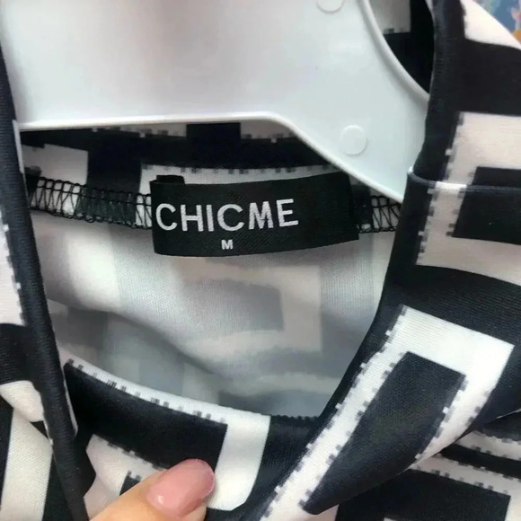 CHICME Geo One Open Shoulder Top - Picture 5 of 5